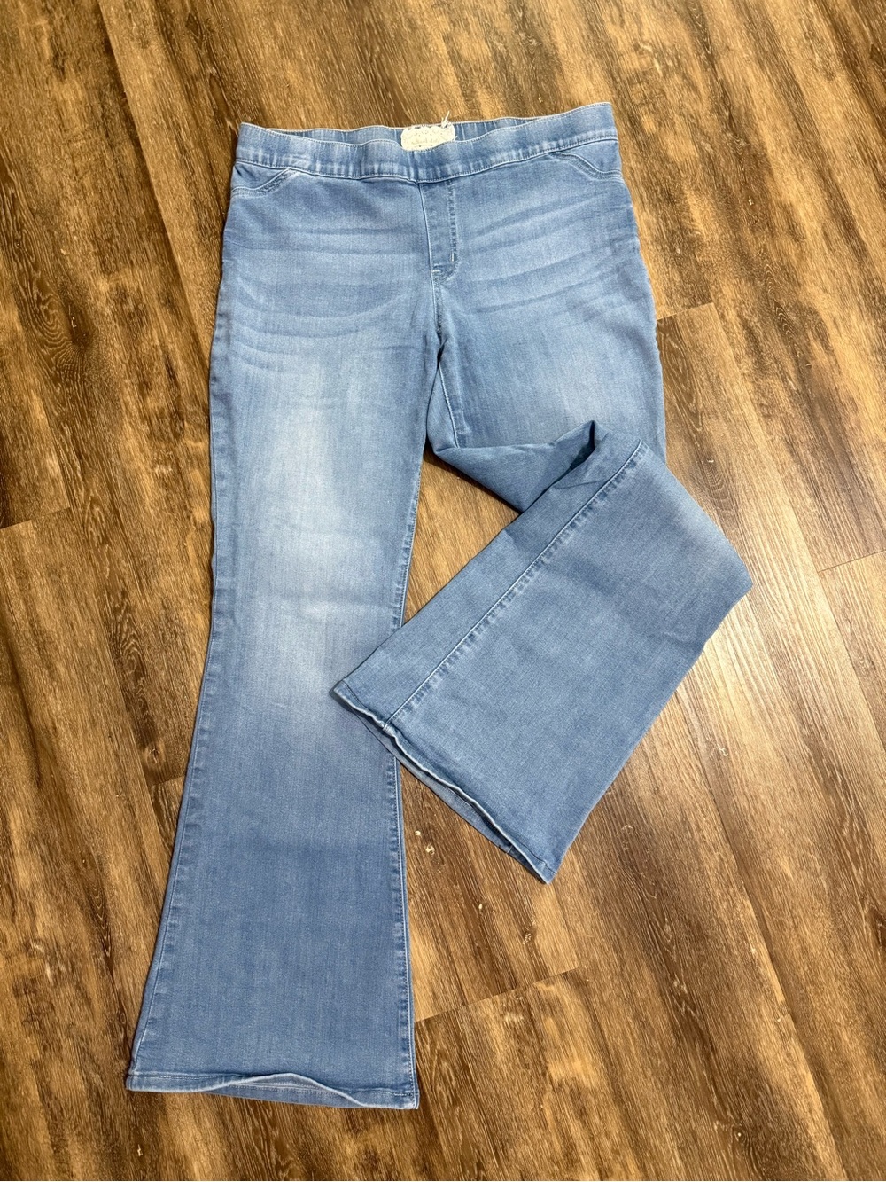 Altar'd State Light Blue Denim Flare Jeans